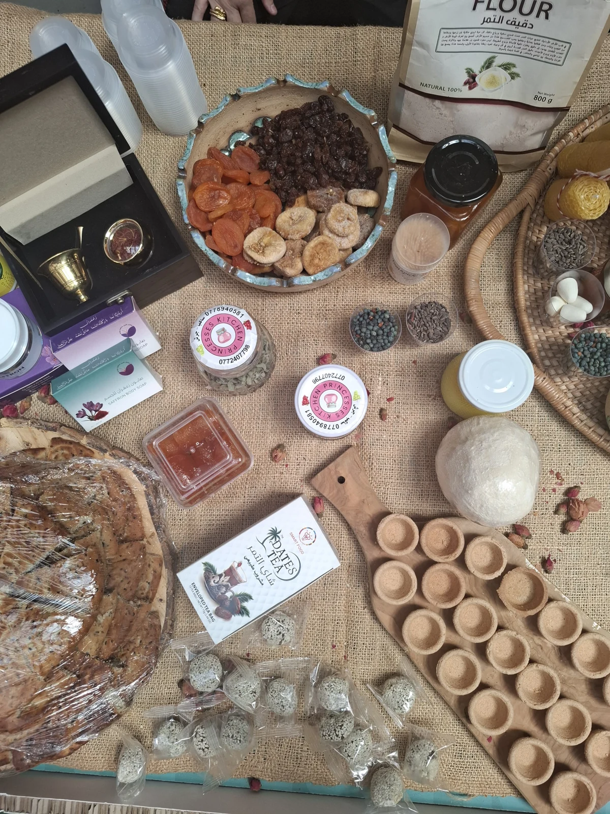 Product and tasting display in Rome